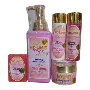 No Limit Plus Face Soap, Skin Milk, Booster Serum, Essential Oil And Face Cream